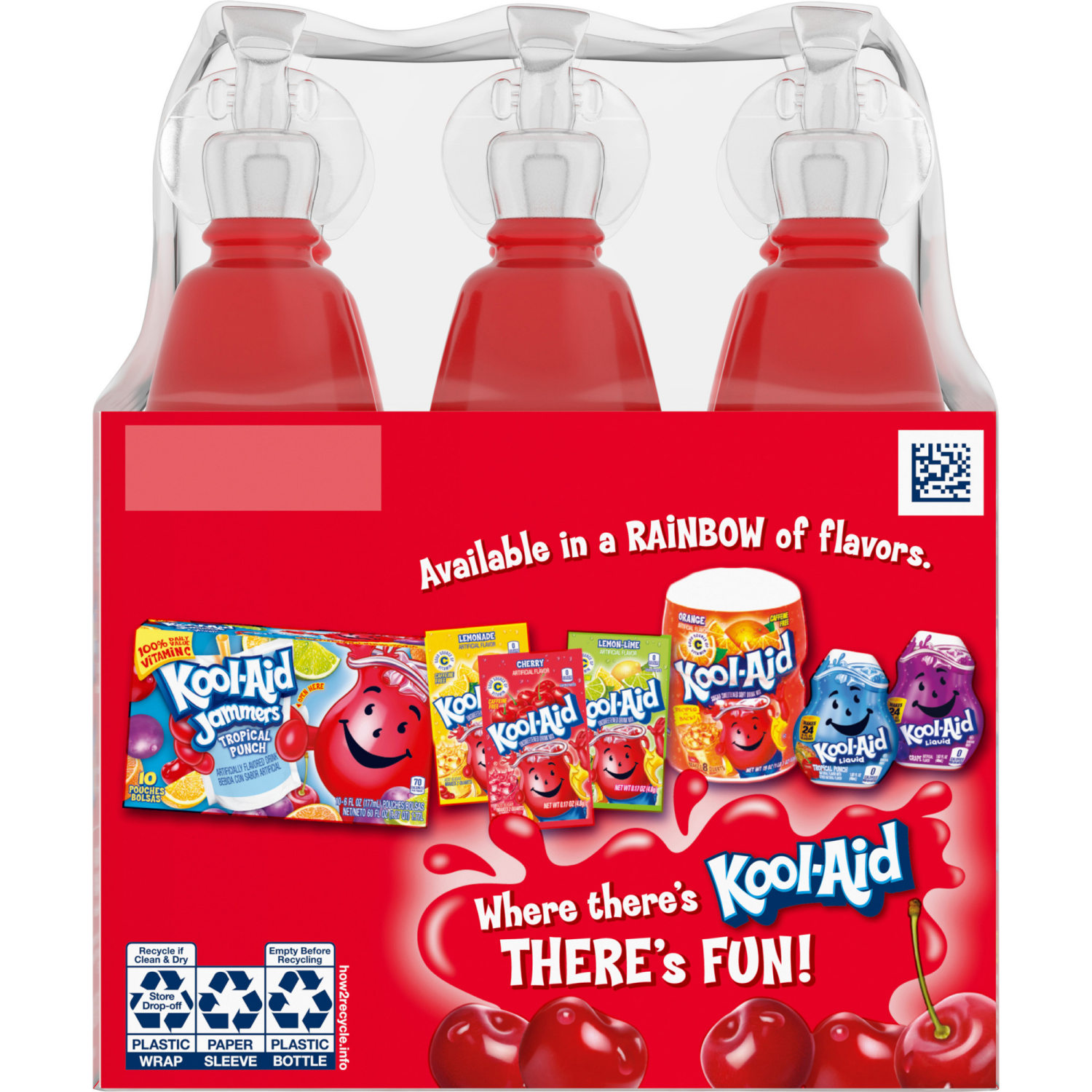 slide 5 of 5, Kool-Aid Bursts Cherry Ready-To-Drink , 6 ct - 6.75 fl oz Bottles, 40.5 fl oz