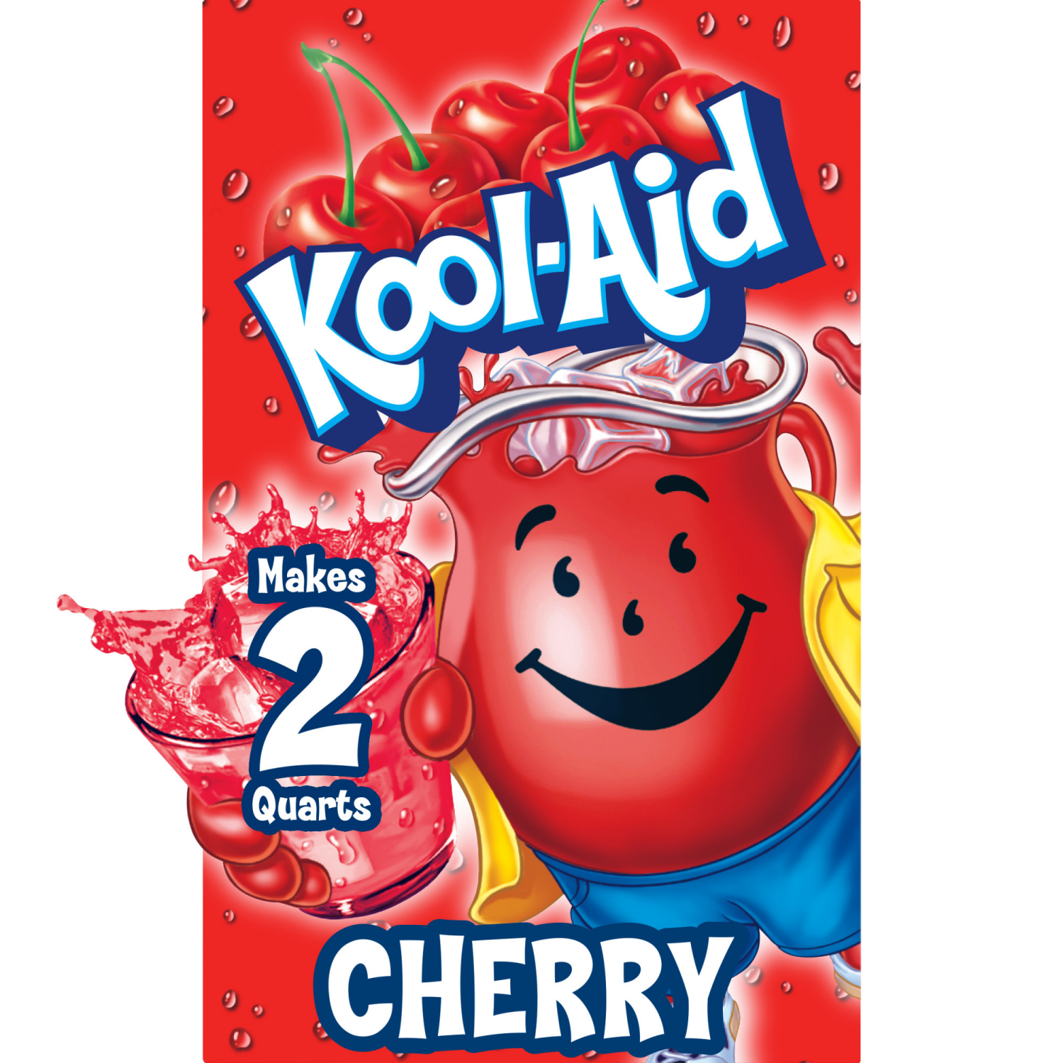 slide 1 of 5, Kool-Aid Unsweetened Cherry Powdered Soft Drink Mix, 0.13 oz Packet, 0.13 oz