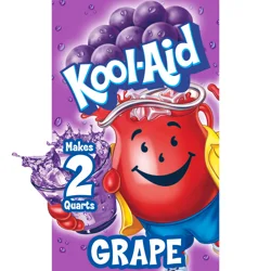 Kool-Aid Unsweetened Grape Powdered Drink Mix, 0.14 oz. Packet