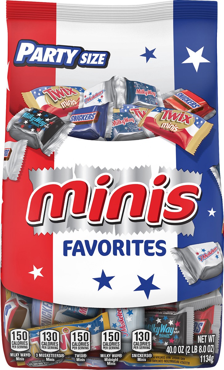 slide 1 of 5, Mars Wrigley Party Size Minis Favorites Candy 40 oz, 40 oz