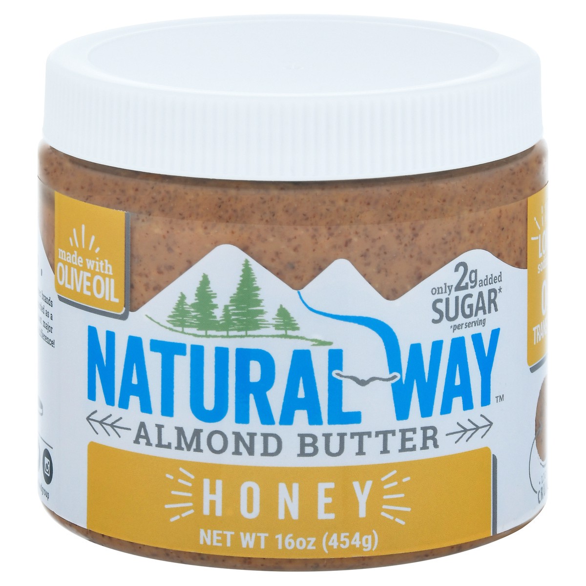 slide 3 of 13, Natural Way Honey Almond Butter 16 oz Jar, 16 oz