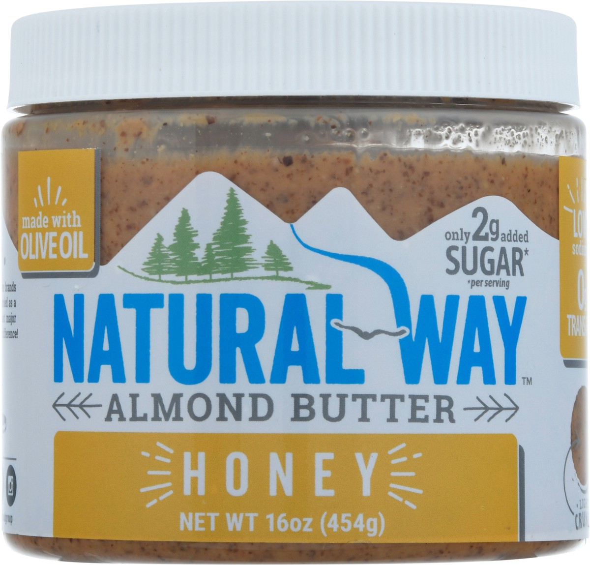 slide 6 of 13, Natural Way Honey Almond Butter 16 oz Jar, 16 oz