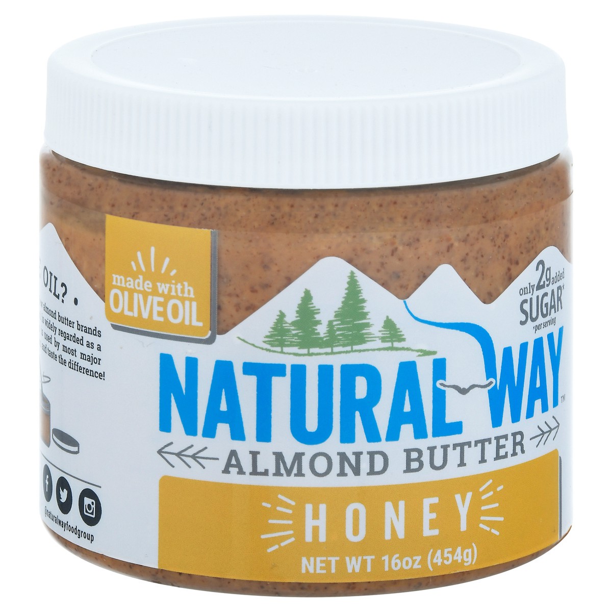 slide 7 of 13, Natural Way Honey Almond Butter 16 oz Jar, 16 oz
