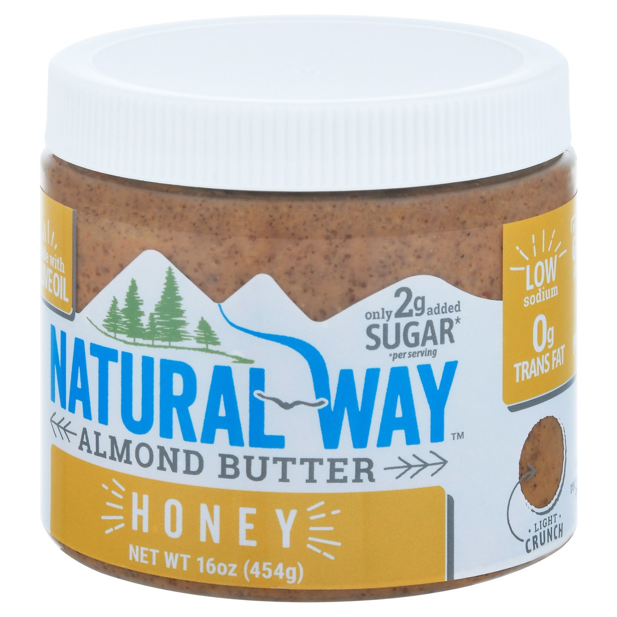 slide 9 of 13, Natural Way Honey Almond Butter 16 oz Jar, 16 oz