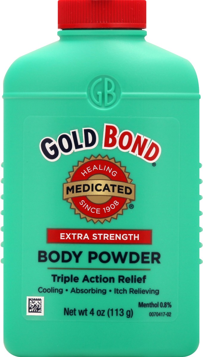 slide 1 of 9, Gold Bond Medicated Powder Extra Strength, 4 oz