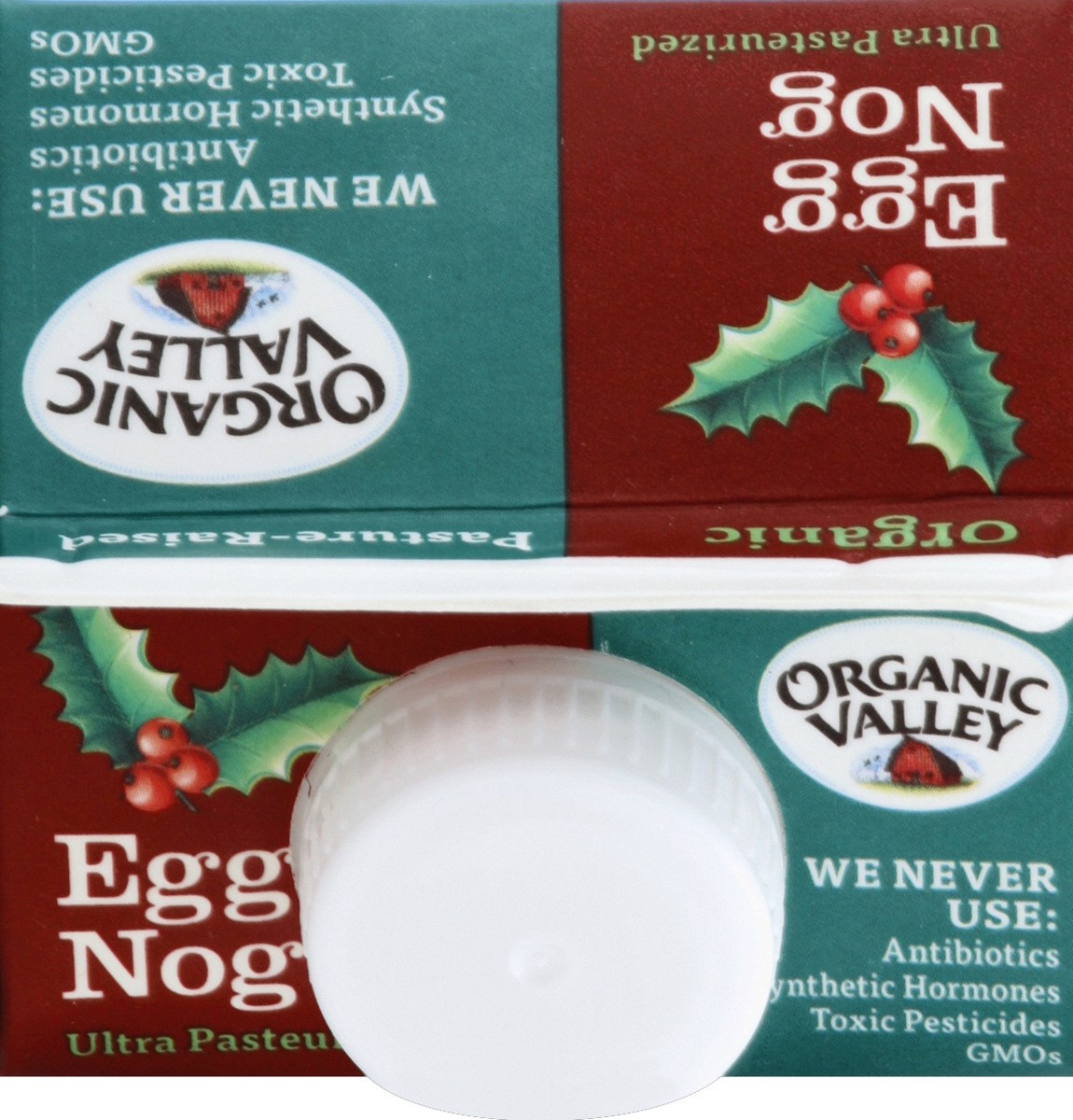 slide 2 of 4, Organic Valley Ultra Pasteurized Eggnog, 1 qt