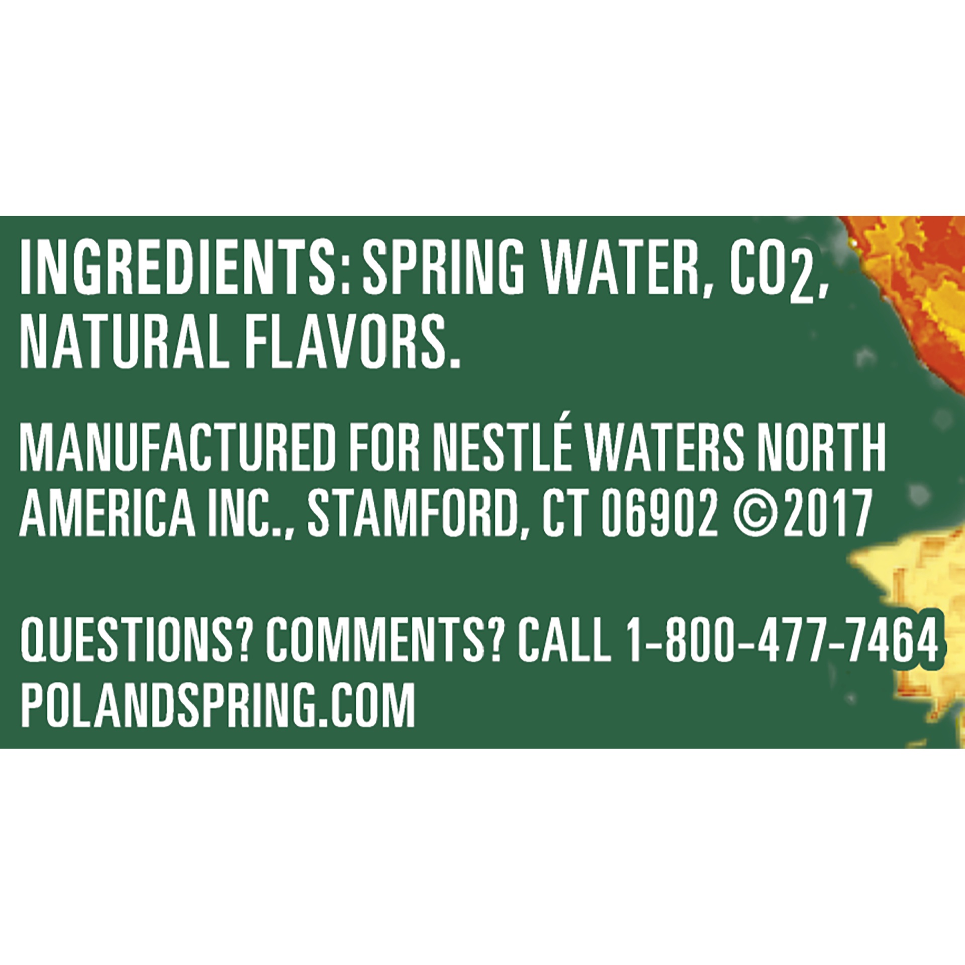 slide 6 of 6, Poland Spring Sparkling Water - Orange, 8 ct; 12 fl oz