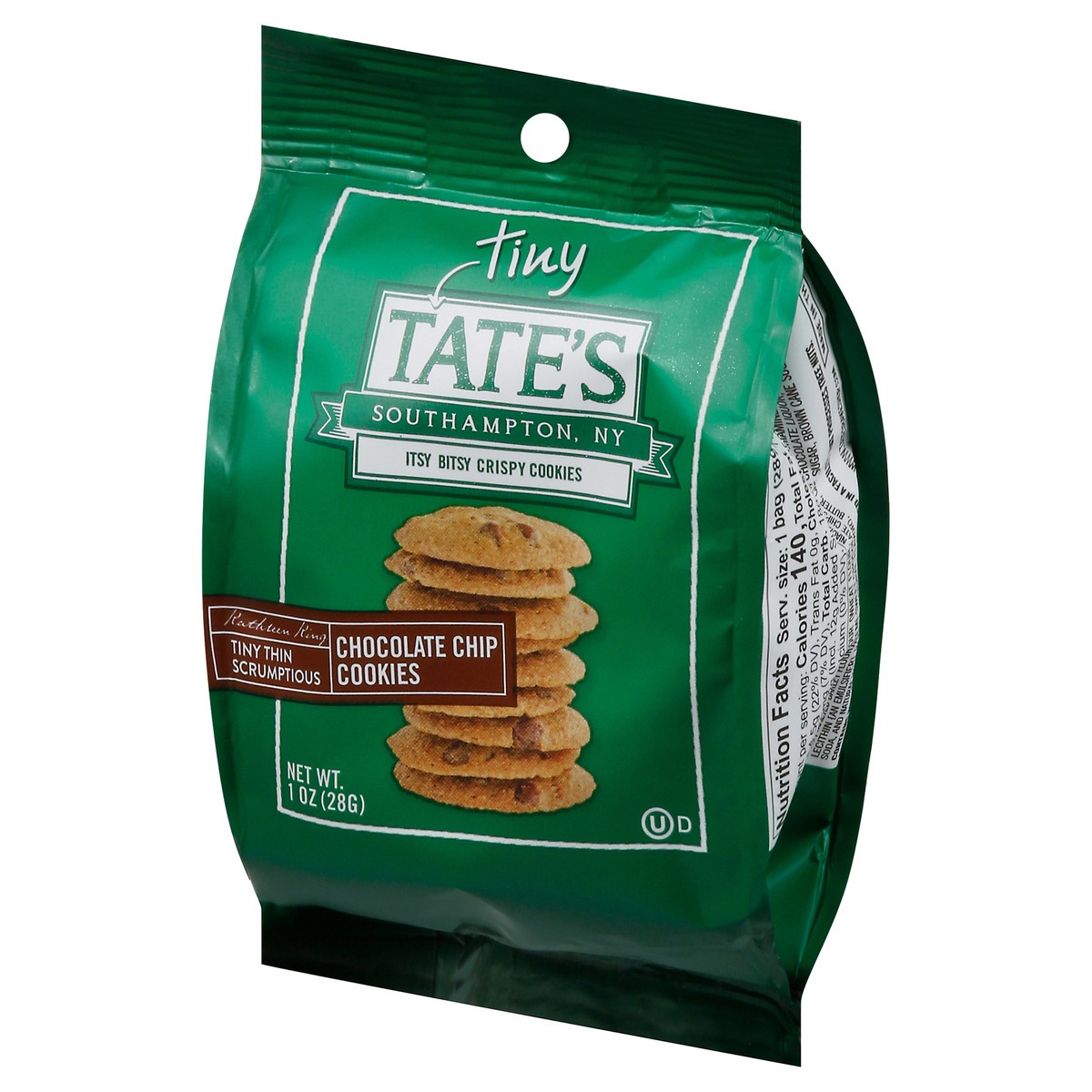 slide 4 of 9, Tate's Bake Shop Tiny Chocolate Chip Cookies, 1 oz, 1 oz
