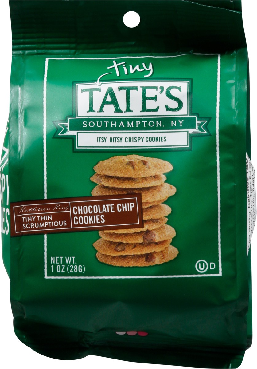 slide 9 of 9, Tate's Bake Shop Tiny Chocolate Chip Cookies, 1 oz, 1 oz
