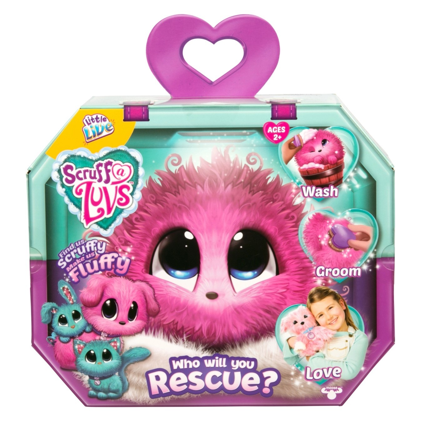 slide 1 of 14, Little Live Pets Scruff-A-Luv Pink, 1 ct