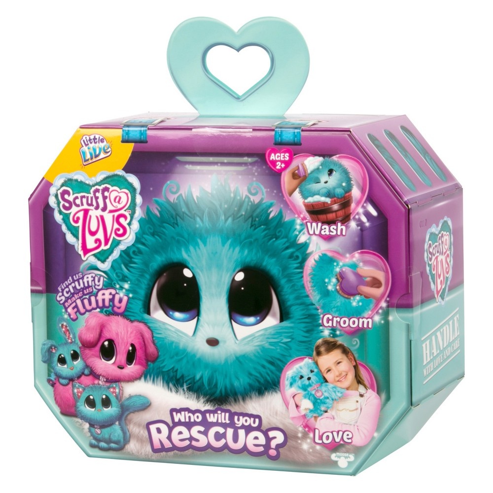 slide 7 of 13, Little Live Pets Scruff-A-Luv Blue, 1 ct