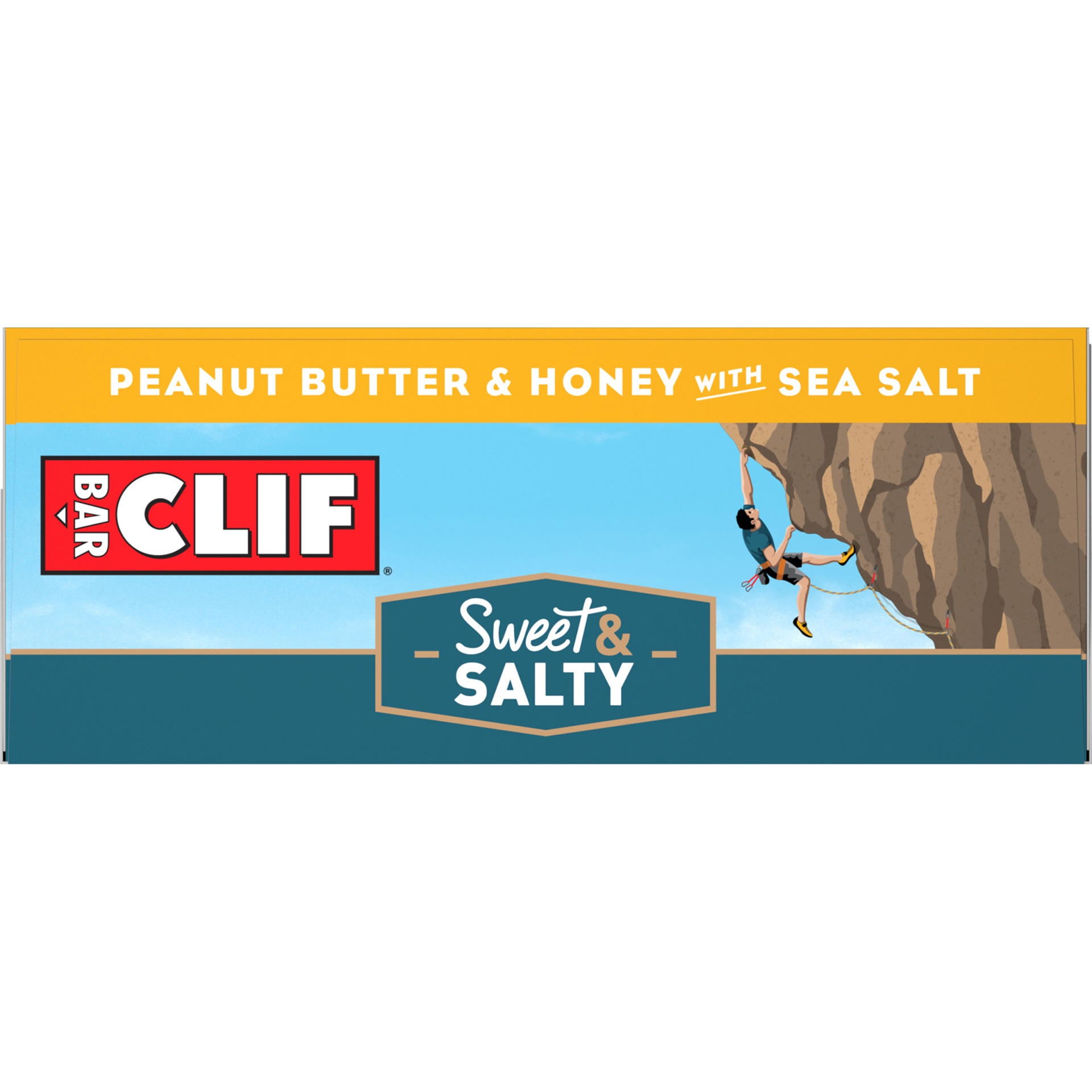 slide 6 of 9, CLIF Bar Sweet & Salty Peanut Butter & Honey With Sea Salt Energy Bar, 6 ct; 14.4 oz