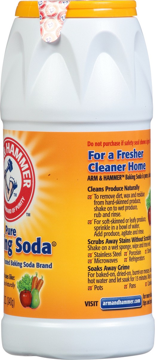 slide 2 of 9, Arm & Hammer Pure Baking Soda Shaker, 12 oz, 12 oz