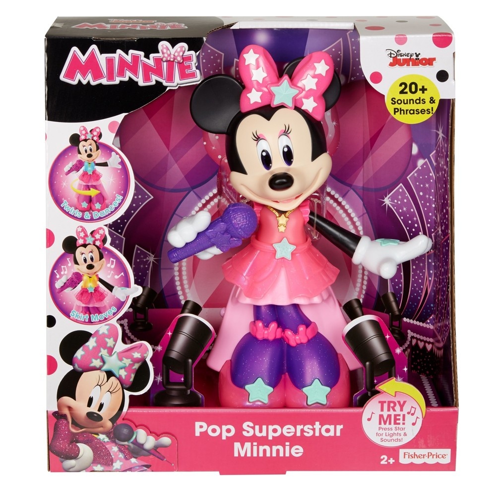 slide 6 of 6, Fisher-Price Disney Minnie Mouse Pop Superstar Minnie, 1 ct