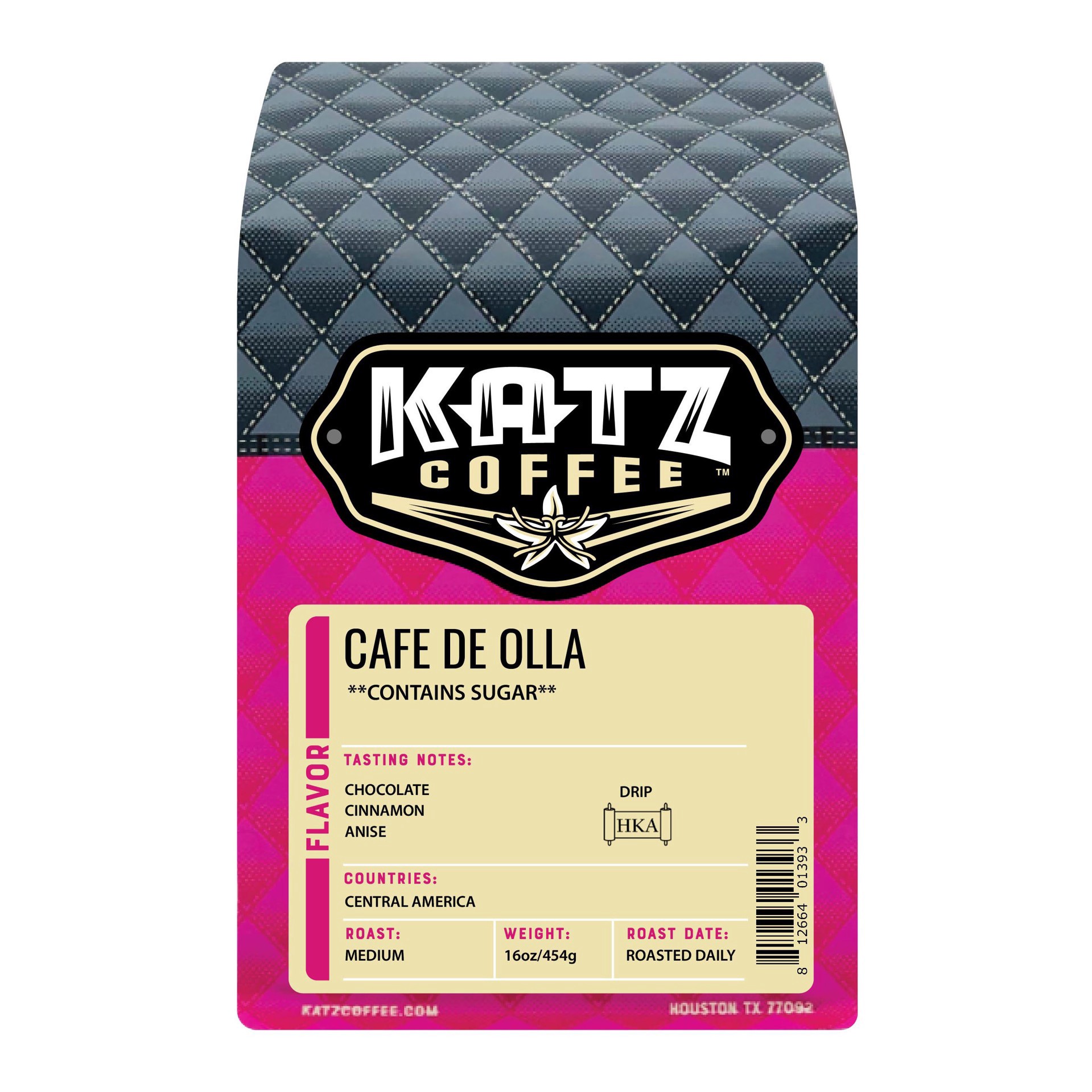 slide 1 of 1, Katz Cafe De Olla Medium Roast Ground Coffee - 12 oz, 12 oz