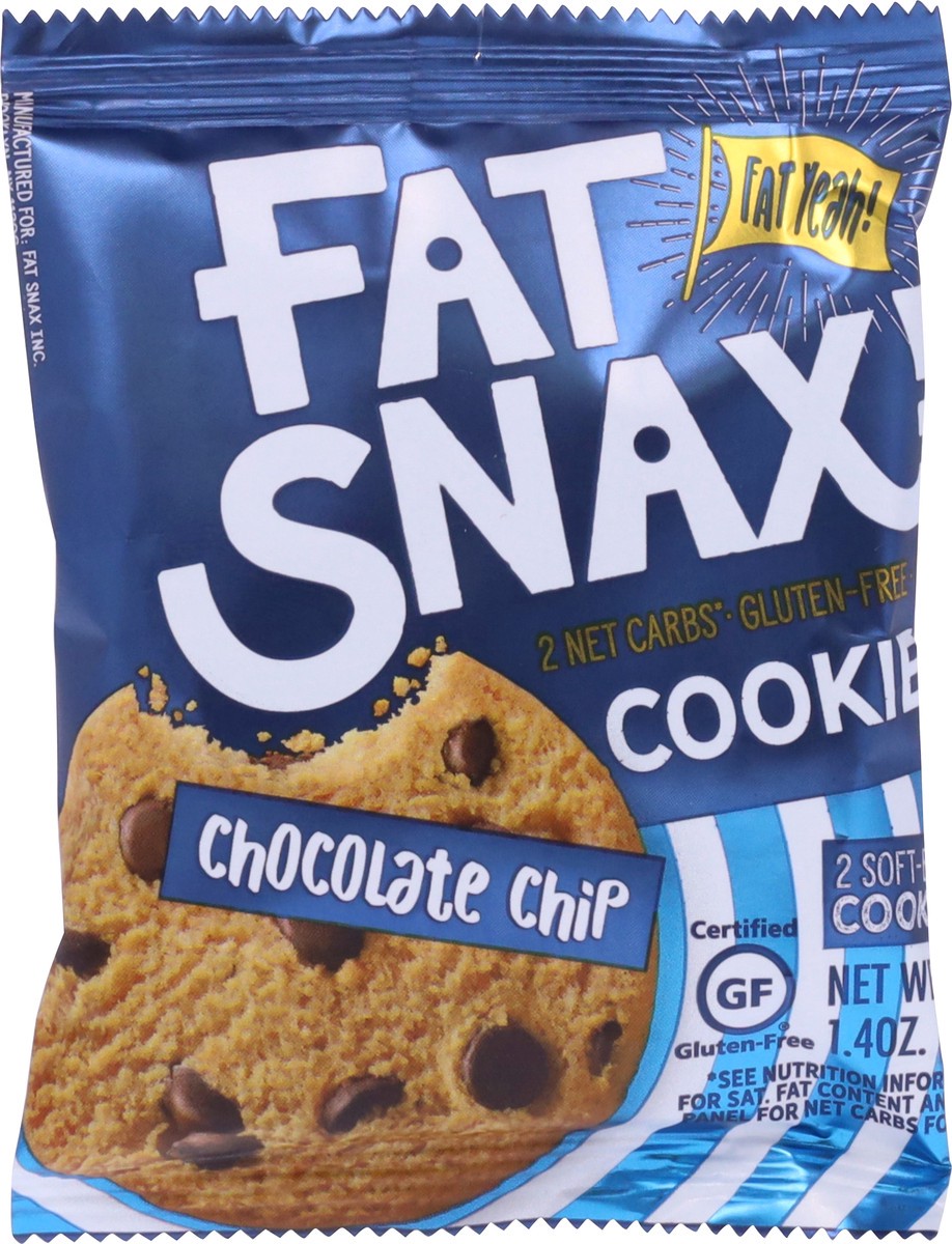 slide 6 of 9, Fat Snax Chocolate Chip Cookies 2 ea, 2 ct