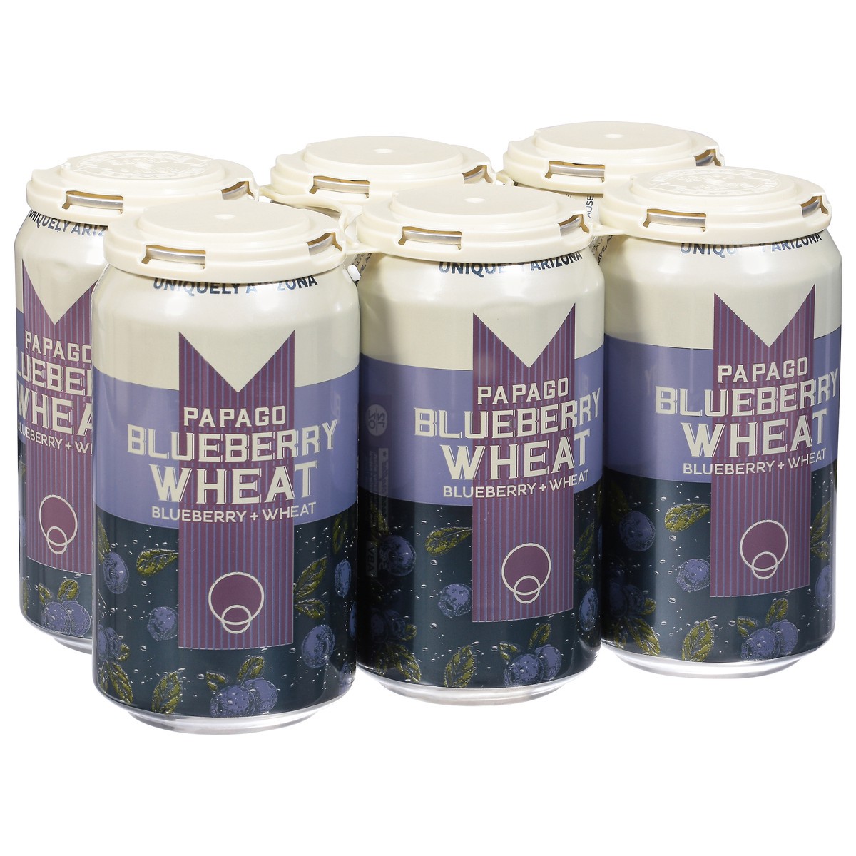 slide 10 of 11, Papago Blueberry Wheat Beer 6 - 12 oz Cans, 6 ct