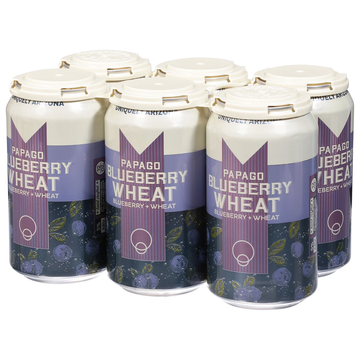 slide 6 of 11, Papago Blueberry Wheat Beer 6 - 12 oz Cans, 6 ct