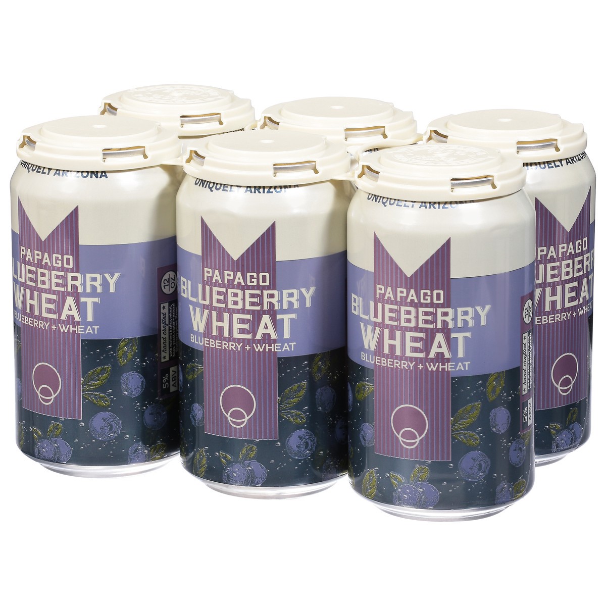 slide 8 of 11, Papago Blueberry Wheat Beer 6 - 12 oz Cans, 6 ct