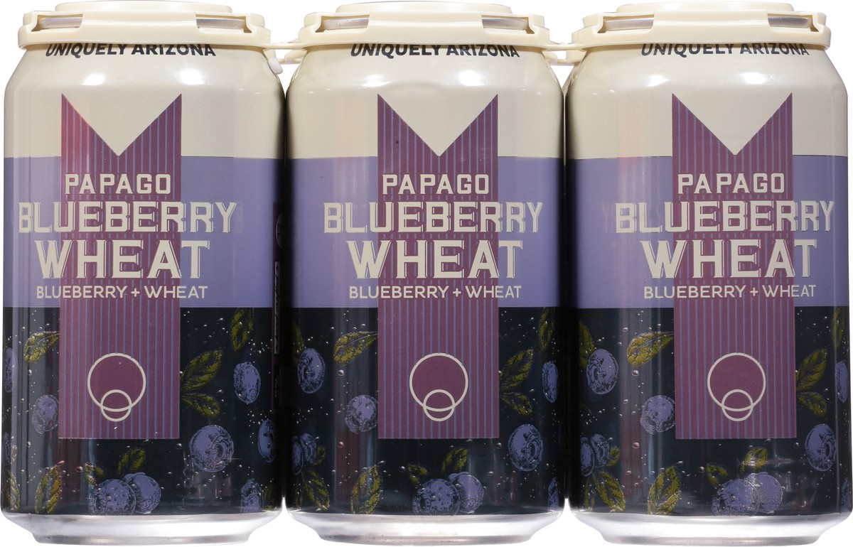 slide 9 of 11, Papago Blueberry Wheat Beer 6 - 12 oz Cans, 6 ct