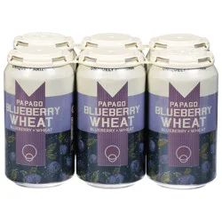 Papago Blueberry Wheat Beer 6 - 12 oz Cans