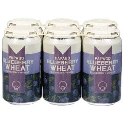 Papago Blueberry Wheat Beer 6 - 12 oz Cans