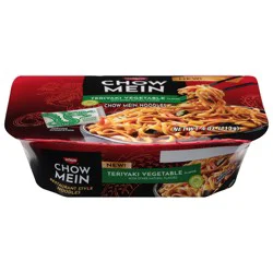 Nissin Chow Mein Restaurant Style Teriyaki Vegetable Flavor Chow Mein Noodles 4 oz