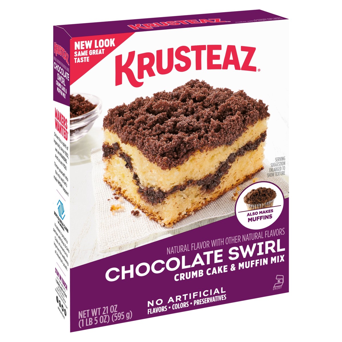 slide 3 of 13, Krusteaz Crumb Cake & Muffin Mix, 21 oz