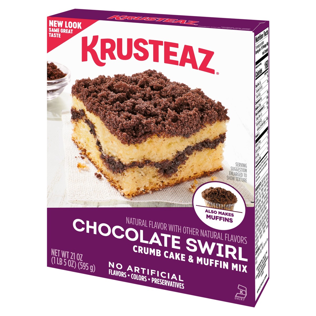 slide 13 of 13, Krusteaz Crumb Cake & Muffin Mix, 21 oz