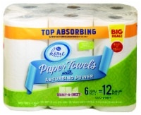 slide 1 of 1, Kroger Home Sense Select-A-Sheet Double Paper Towel Rolls, 6 ct