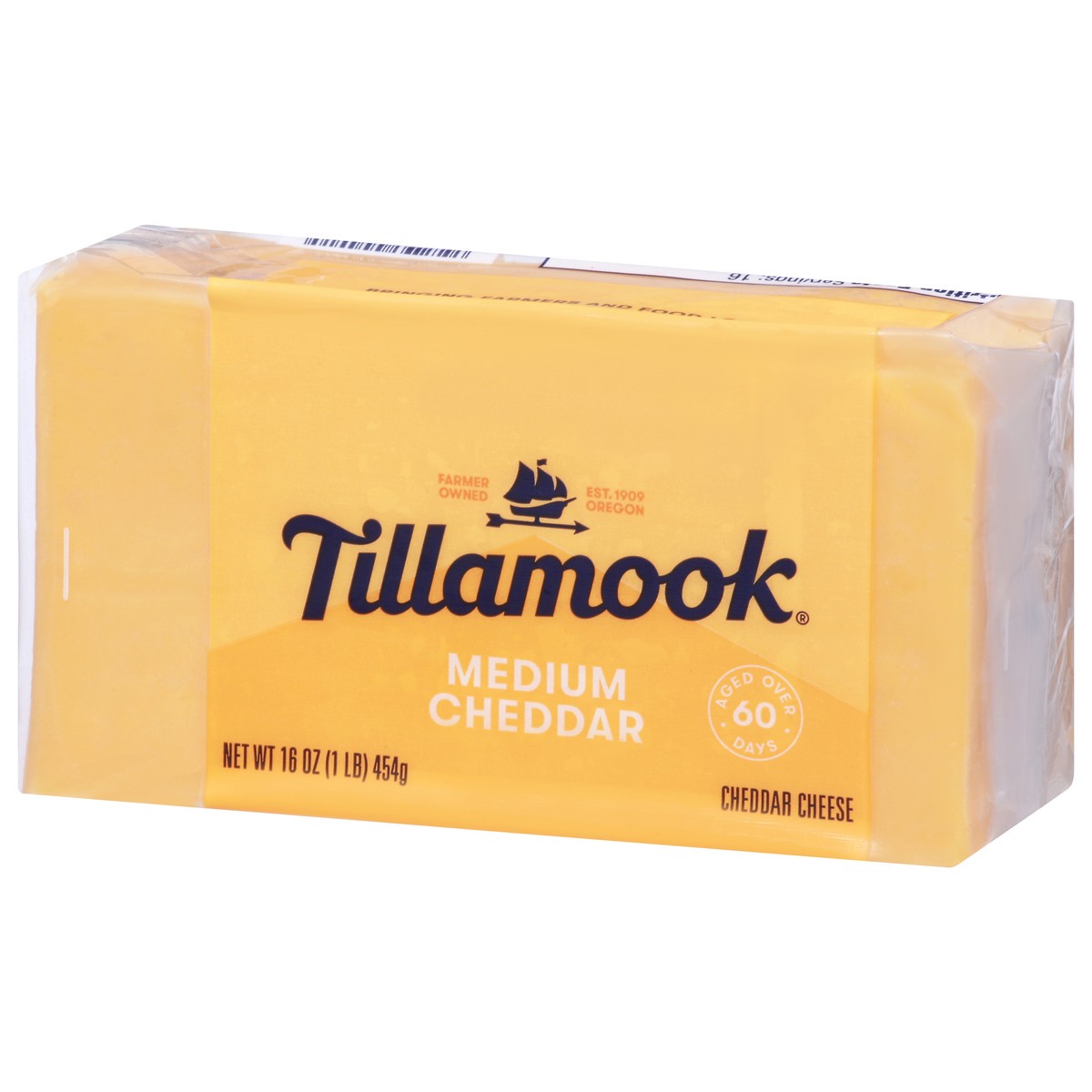 slide 5 of 9, Tillamook Medium Cheddar Cheese Loaf - 16oz, 16 oz
