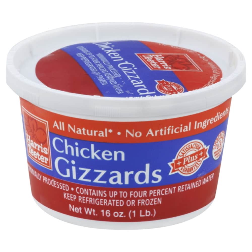 slide 1 of 1, Harris Teeter Chicken Gizzards, 16 oz