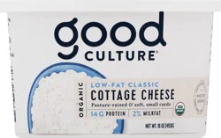 good culture Organic Classic Cottage Cheese, 2% Milkfat, 16 oz