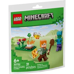 LEGO Minecraft Alex's Campfire Conflict 30732