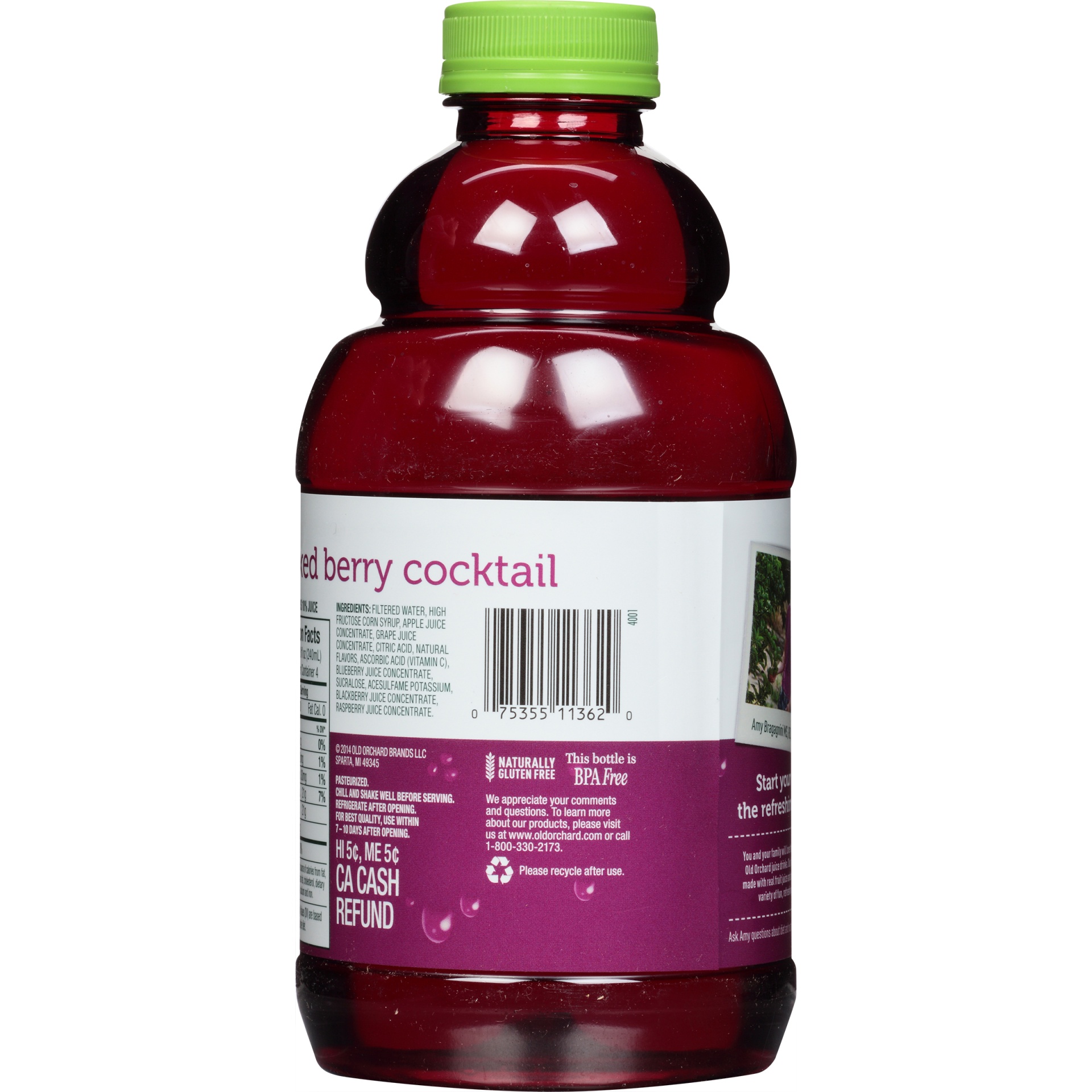 slide 2 of 6, Old Orchard Mixed Berry Juice Cocktail - 32 fl oz, 32 fl oz