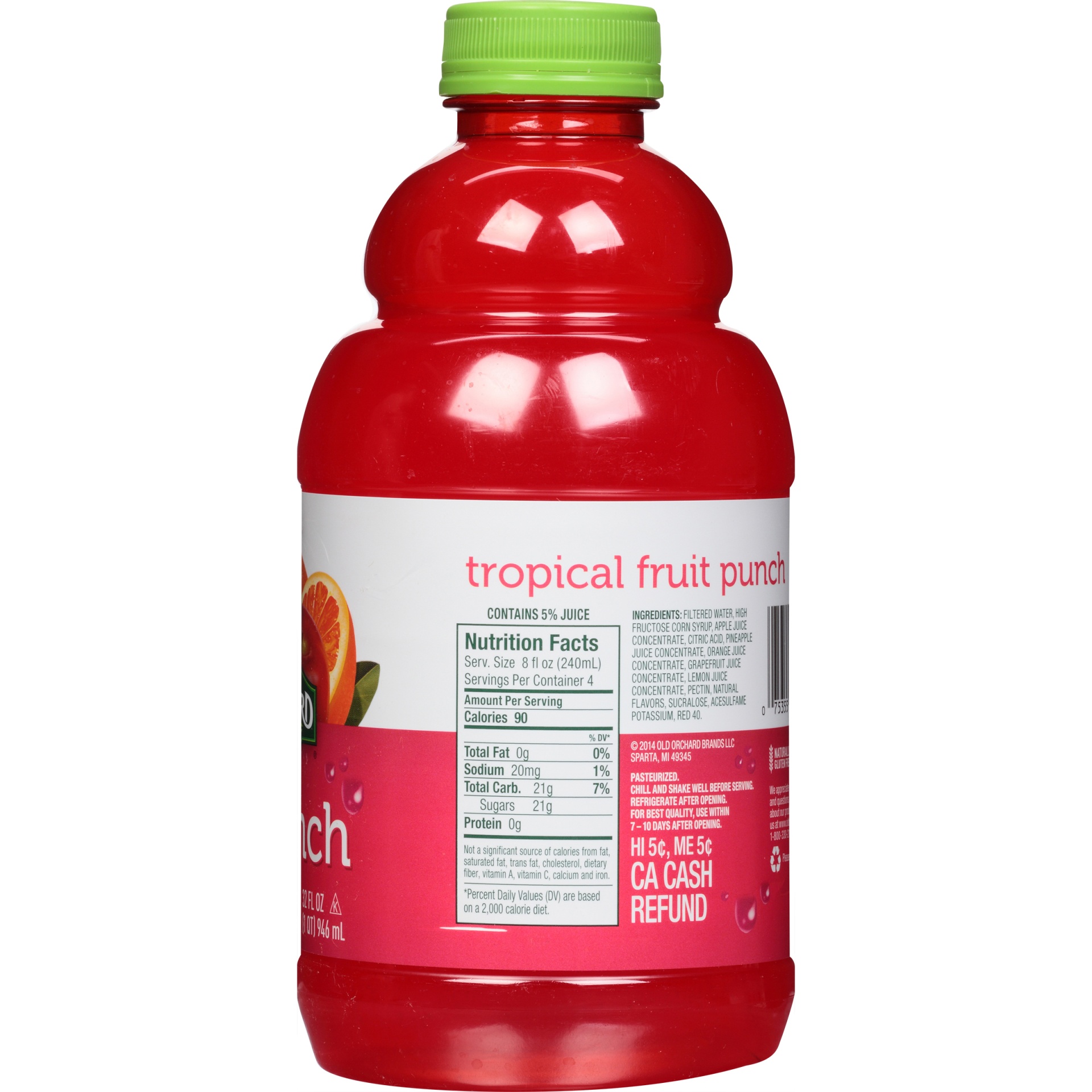 slide 6 of 6, Old Orchard Tropical Fruit Punch - 32 fl oz, 32 fl oz