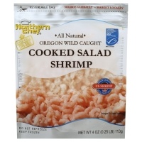 slide 1 of 1, Northern Chef Cooked Salad Shrimp, 4 oz