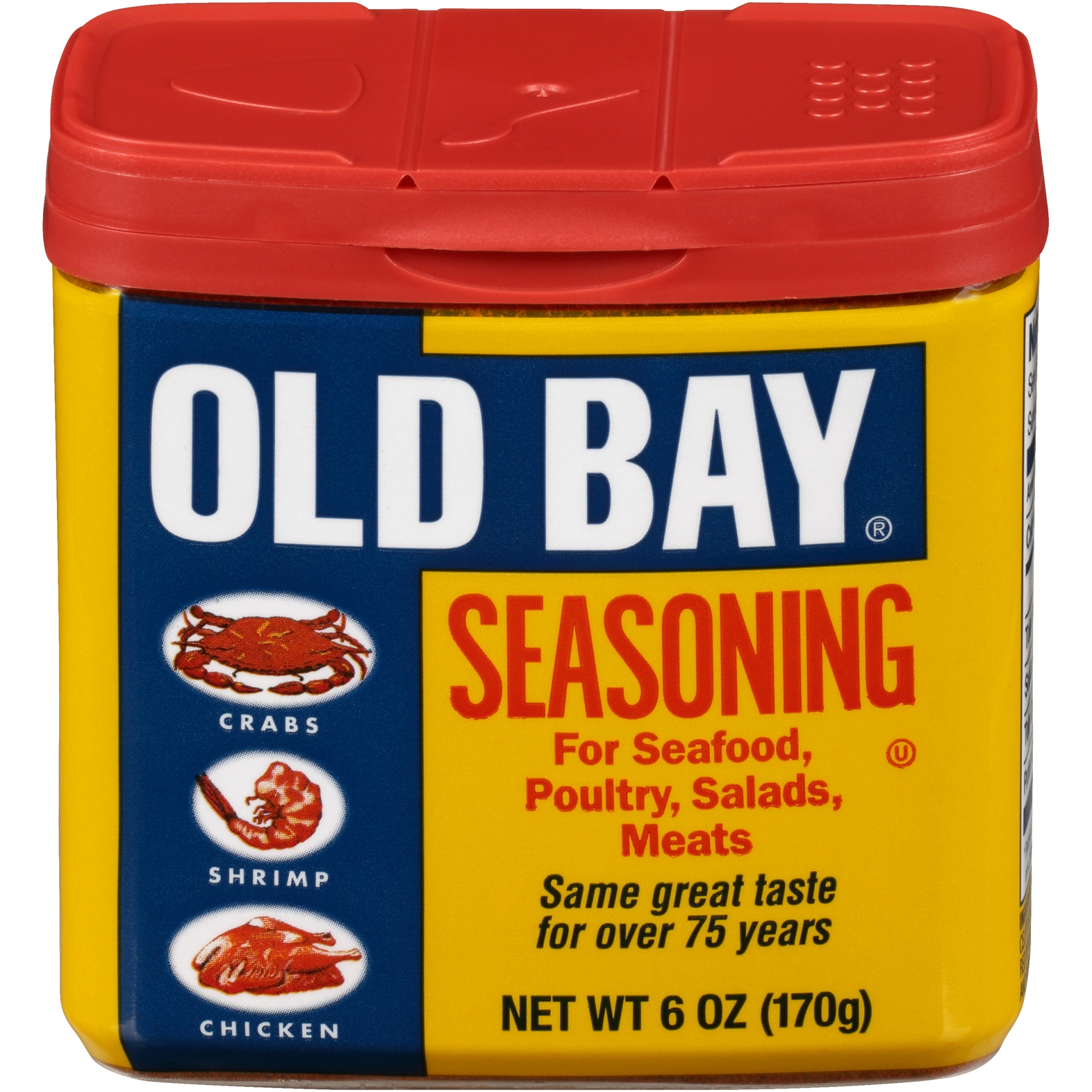 slide 1 of 6, Old Bay Classic Seafood Seasoning, 6 oz