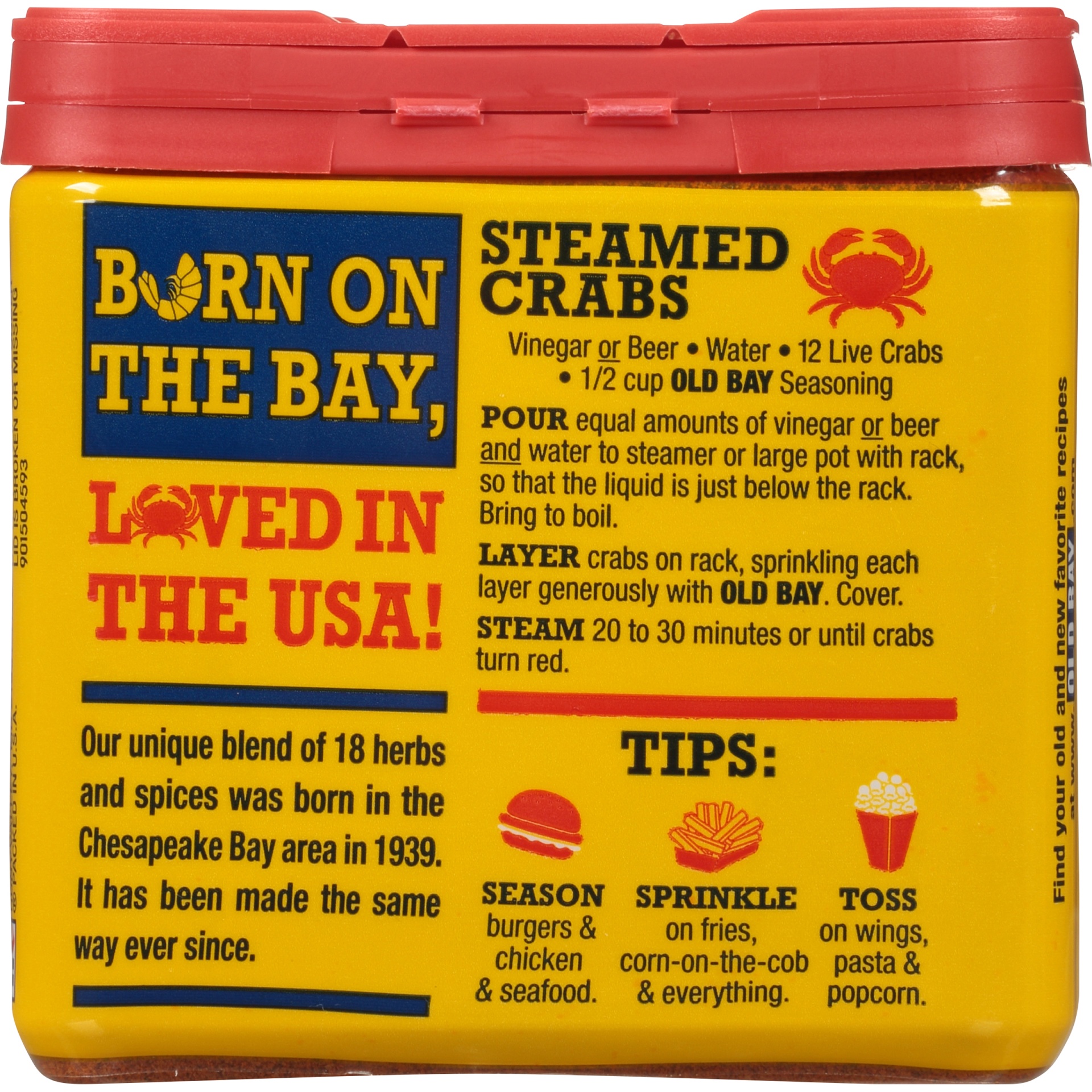 slide 4 of 6, Old Bay Classic Seafood Seasoning, 6 oz