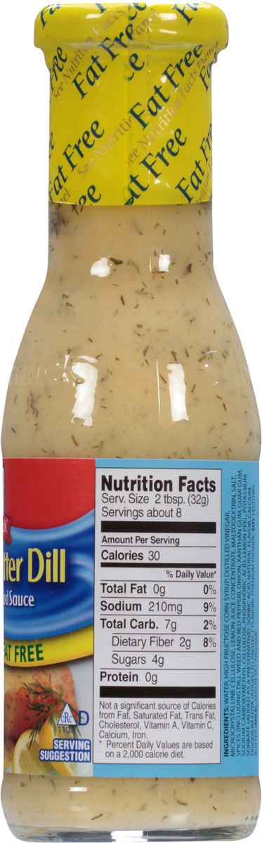 slide 7 of 7, McCormick Golden Dipt Lemon Butter Dill Fat Free Seafood Sauce, 8.7 fl oz, 8.70 fl oz