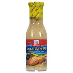 McCormick Golden Dipt Lemon Butter Dill Fat Free Seafood Sauce- 8.70 fl oz