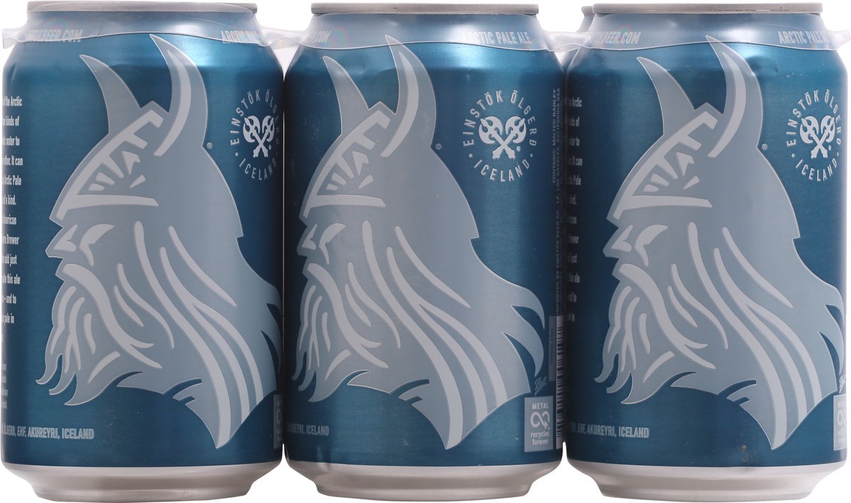 slide 8 of 9, Einstok Olgerd Icelandic Arctic Pale Ale Beer 6-330 ml Cans, 6 ct