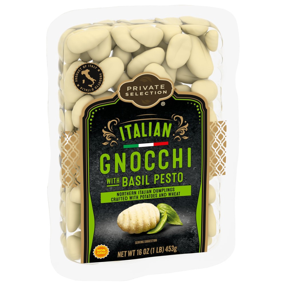 slide 1 of 5, Private Selection Gnocchi Basil Pesto, 16 oz