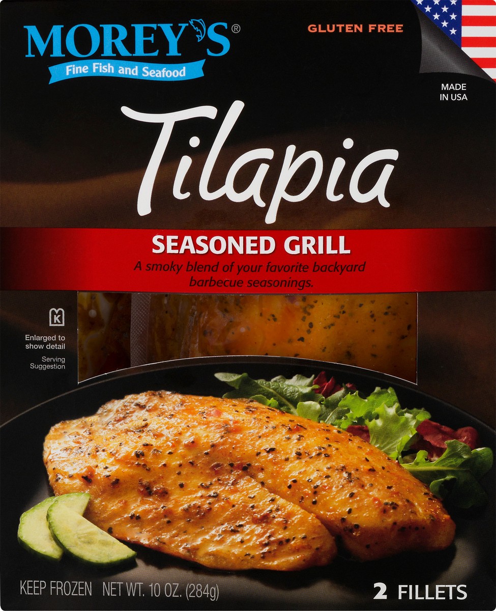 slide 5 of 13, Morey's Seasoned Grill Tilapia 2 ea, 2 ct