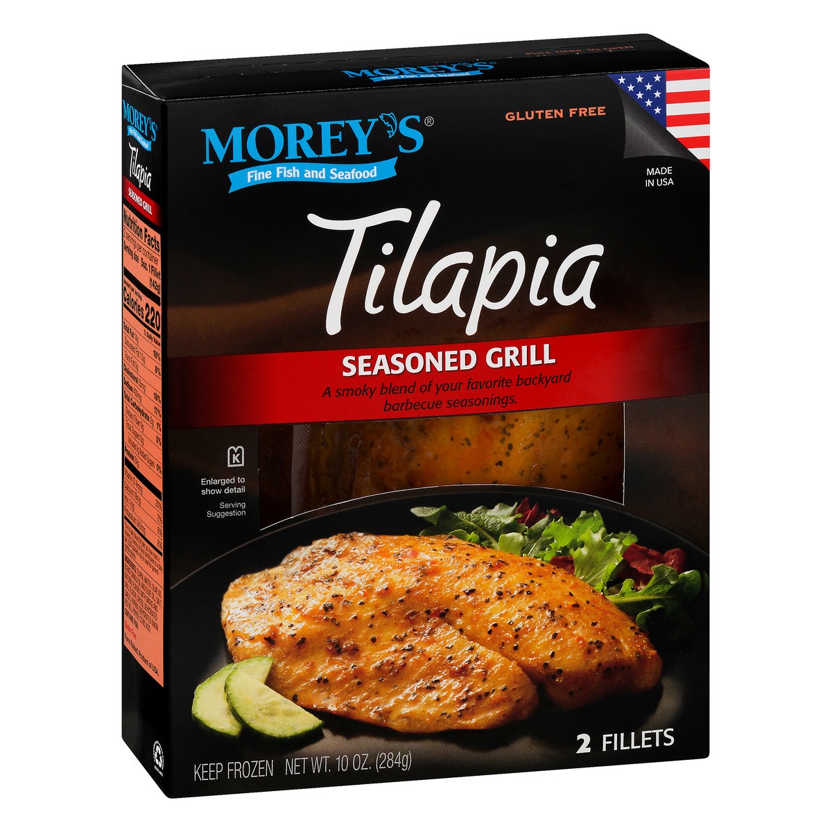 slide 6 of 13, Morey's Seasoned Grill Tilapia 2 ea, 2 ct