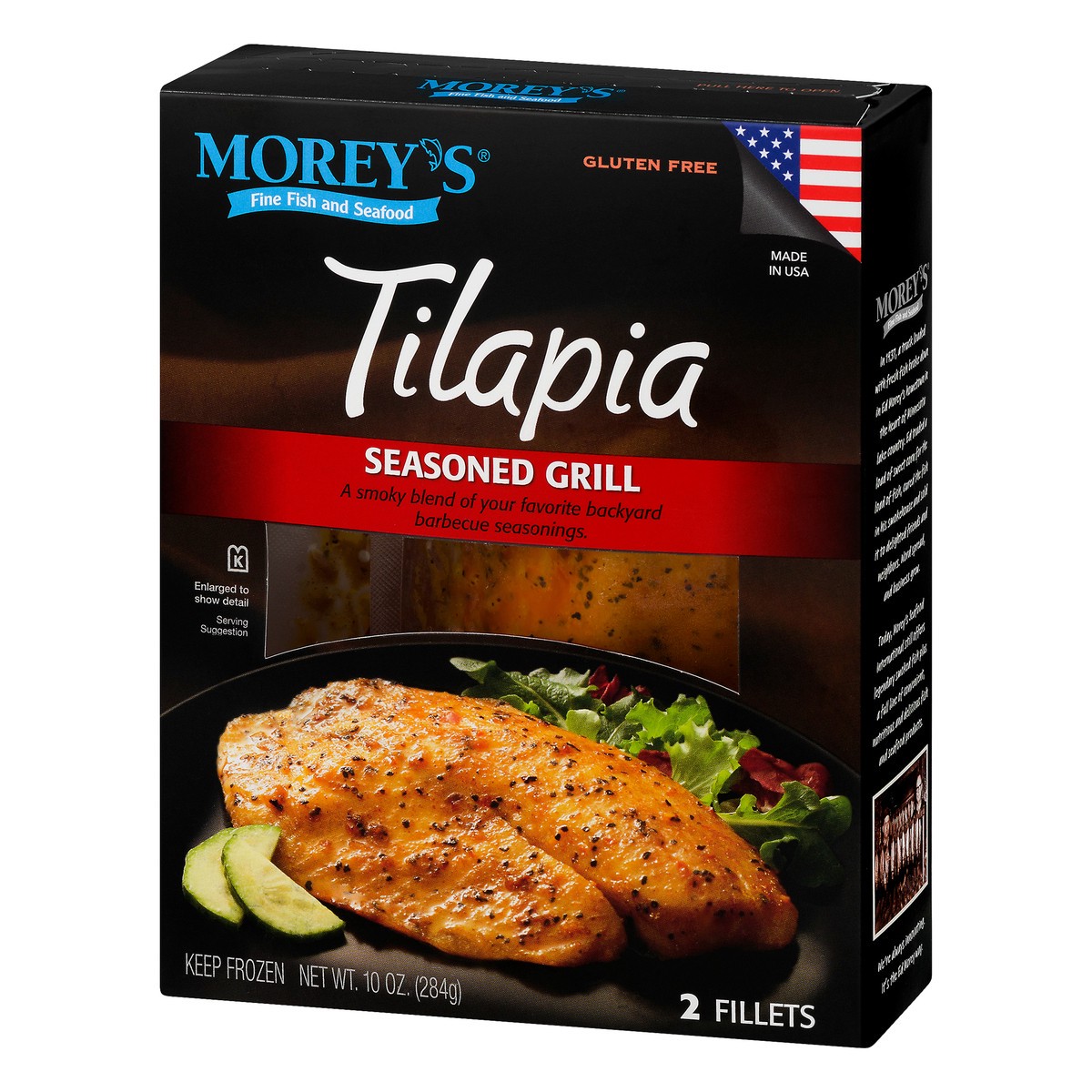 slide 10 of 13, Morey's Seasoned Grill Tilapia 2 ea, 2 ct