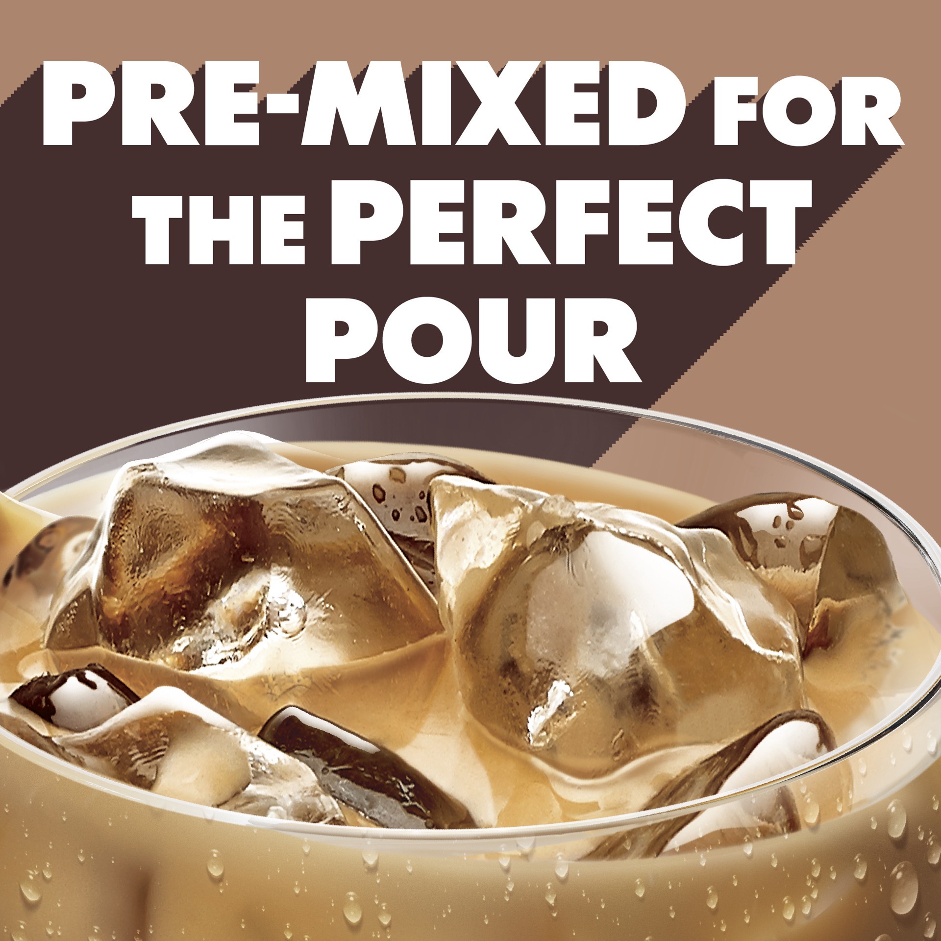 slide 6 of 7, Coffee-Mate Coffee mate Mocha Flavored Iced Coffee, Non-Dairy Cold Coffee, Ready to Drink, 50 fl oz