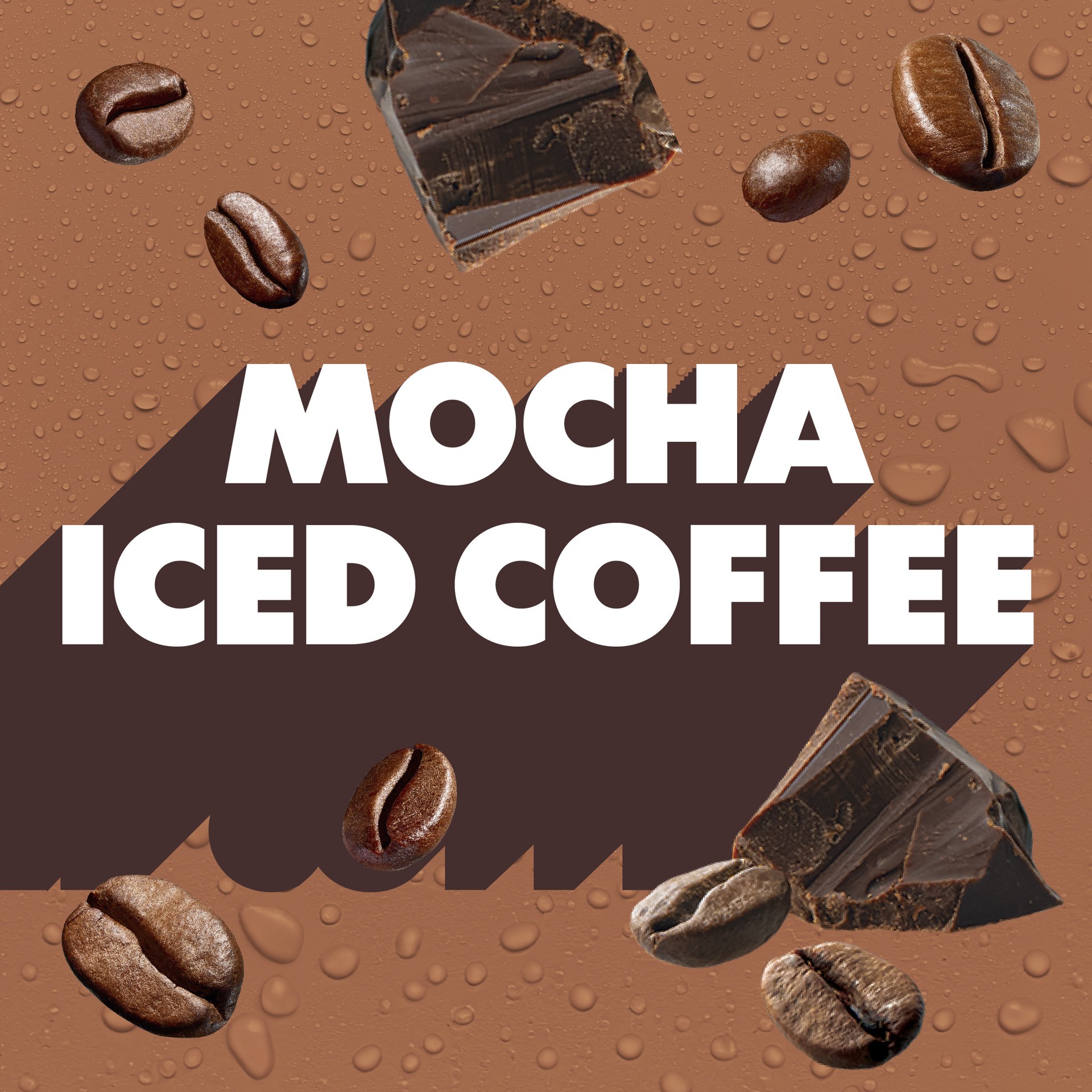 slide 5 of 7, Coffee-Mate Coffee mate Mocha Flavored Iced Coffee, Non-Dairy Cold Coffee, Ready to Drink, 50 fl oz