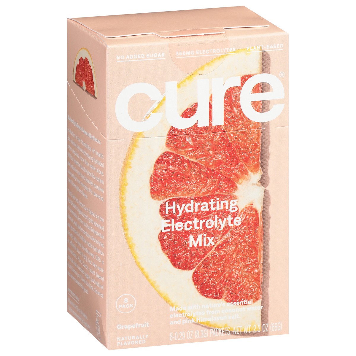 slide 2 of 11, CÜRE Hydrating Grapefruit Electrolyte Mix - 8 ct, 8 ct