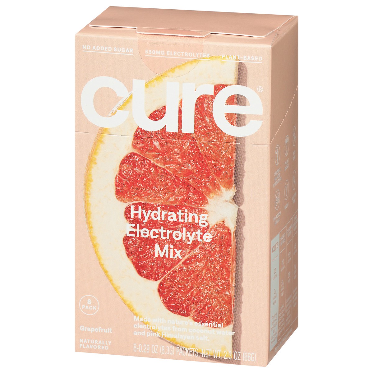 slide 6 of 11, CÜRE Hydrating Grapefruit Electrolyte Mix - 8 ct, 8 ct